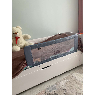 Захисний бар&#039;єр для дітей Lorelli Safety Night Grey Fun на ліжечко (SAFETY NIGHT grey fun)