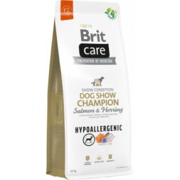 Сухий корм для собак Brit Care Dog Hypoallergenic Dog Show Champion з лососем і оселедцем 12 кг (8595602559107)