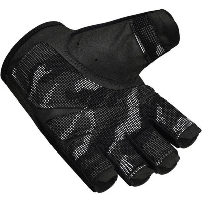 Рукавички для фітнесу RDX T2 Half Black Plus S (WGA-T2HB-S+)