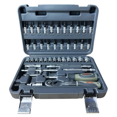 Набір інструментів GTM 46шт. 1/4&quot; 4-14мм, кейс (GTS-046)