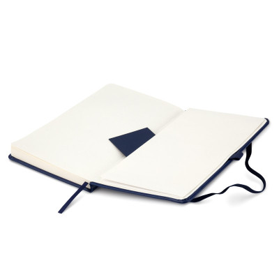 Книга записна Axent Partner Lux , 125x195 мм, 96 аркушів, клітинка, тверда обкладинка, синя (8202-02-A)