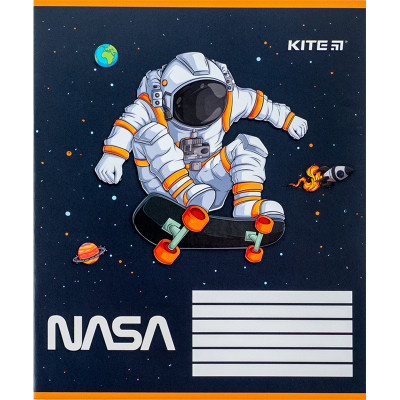 Зошит Kite NASA 12 аркушів, коса лінія (NS24-235)