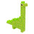 Конструктор Wader Baby Blocks Діно - диплодок (41493)