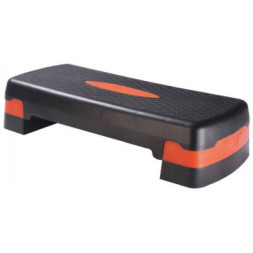 Степ-платформа LiveUp Power Step LS3168A чорний/помаранчевий 68х28х10 см (6951376107180)