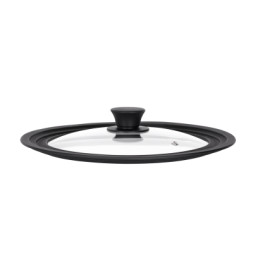 Кришка для посуду Ardesto Black Mars Smart 24/26/28 см (AR2428UL)