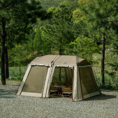 Тент Naturehike Village CNH23ZP12003, коричневий (6976023924668)