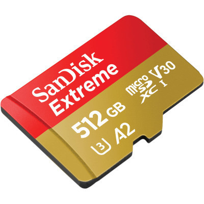 Карта пам&#039;яті SanDisk 512GB microSD class 10 UHS-I U3 V30 Extreme (SDSQXAV-512G-GN6MA)