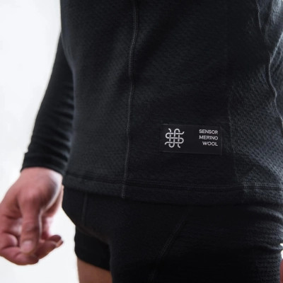 Термокофта Sensor Merino DF LS black 15100021 XL (SM11M-black-XL)