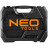 Набор инструментов Neo Tools 86шт, 1/2&quot;, 1/4&quot;, CrV, кейс (10-060)