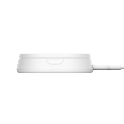 Зарядний пристрій Belkin 15W Magnetic Stand Qi2 white (WIA008BTWH)
