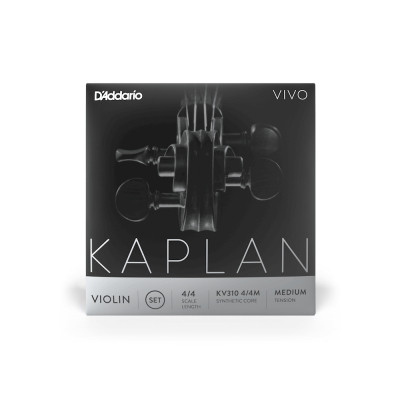 Струни для скрипки D&#039;Addario Kaplan Vivo Violin String Set 4/4 Scale Medium Tension (KV310 4/4M)