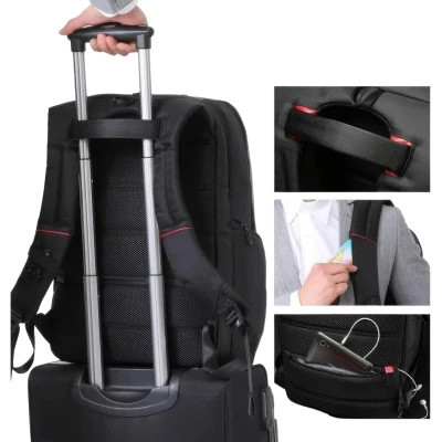 Рюкзак для ноутбука Tavialo 15.6&quot; Smart TB20-1 black, 20л, 46х31х19см (TB20-124BL)