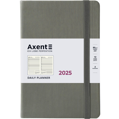 Тижневик Axent датований 2025 Partner Lines 145х210 мм, сірий (8815-25-03-A)