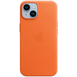 Чохол до мобільного телефона Apple iPhone 14 Leather Case with MagSafe - Orange (MPP83)
