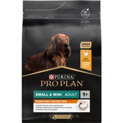 Сухий корм для собак Purina Pro Plan Dog Small&amp;Mini Adult з куркою і рисом 3 кг (7613035114920)
