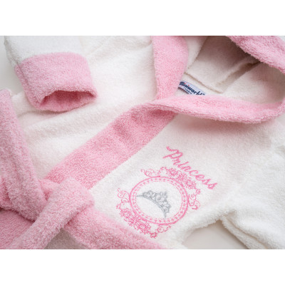Халат дитячий Miniworld махровий (15118-98G-pink)