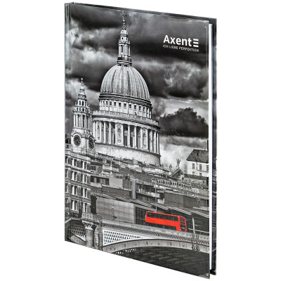 Книга записна Axent R&amp;B Bus А5, 96 аркушів, клітинка, тверда обкладинка (8457-8-A)