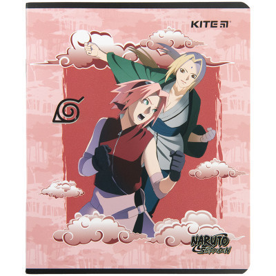 Зошит Kite Naruto 24 аркушів, лінія (NR23-239)
