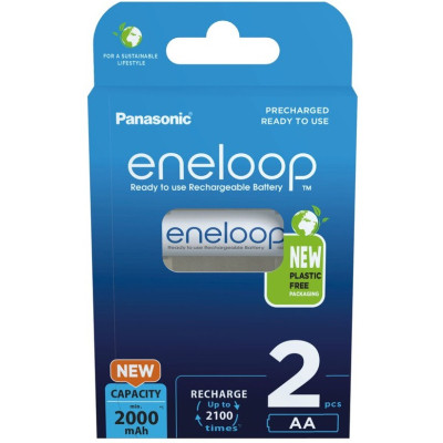 Акумулятор Panasonic Eneloop AA 2000mAh NI-MH * 2 (BK-3MCDE/2BE)