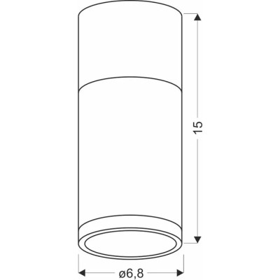 Світильник точковий Candellux 2284279 TUBA (2284279)