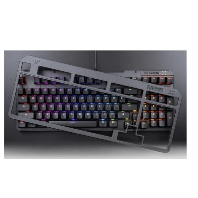 Клавіатура ASUS TUF Gaming K3 Gen II Opti-Mech RGB Red Switches USB UA Black (90MP0390-BKMA00)