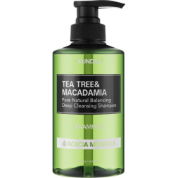 Шампунь Kundal Tea Tree &amp; Macadamia Deep Cleansing Shampoo Acacia Moringa 500 мл (8809809421243)