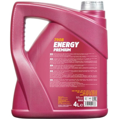 Моторна олива Mannol ENERGY PREMIUM 4л 5W-30 (MN7908-4)