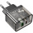 Зарядний пристрій HOCO N34 Dazzling dual-port Black (6931474799166)