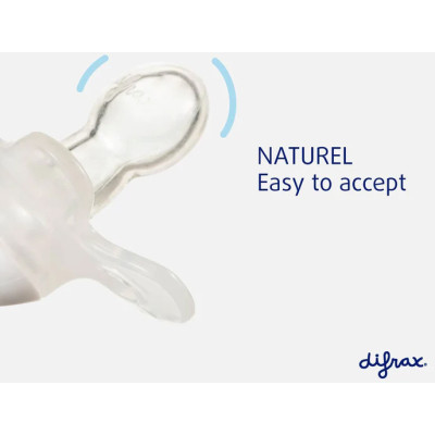 Пустушка Difrax Natural, 20+ міс (803 Peachy_leafs)