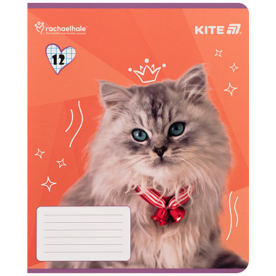 Зошит Kite Rachael Hale, 12 аркушів, клітинка (R25-232)