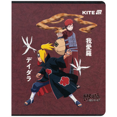 Зошит Kite Naruto, 24 аркуші, клітинка (NR25-238)