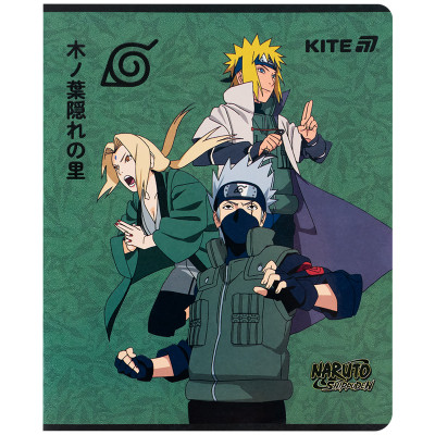 Зошит Kite Naruto, 24 аркуші, клітинка (NR25-238)