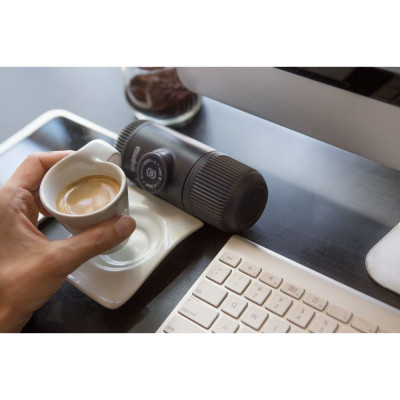 Кавоварка кемпінгова Wacaco Nanopresso сіра (WNANOGR)