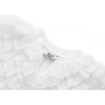 Кофта дитяча Breeze з шифоновими рюшами (9270-152G-cream)