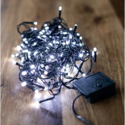 Гірлянда BPNY White 160 LED, 10М, 8 функцій, 220V, 9.6W (102950)