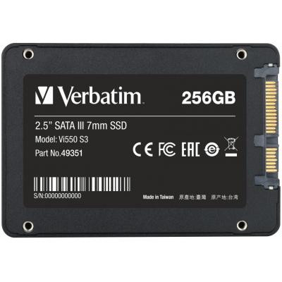 Накопичувач SSD 2.5&quot; 256GB Verbatim (49351)