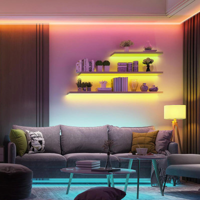 Світлодіодна стрічка Govee RGB Smart Wi-Fi + Bluetooth LED Strip Lights 10м Білий (H61103A1)
