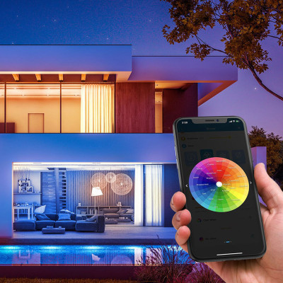 Світлодіодна стрічка Govee RGB Smart Wi-Fi + Bluetooth LED Strip Lights 10м Білий (H61103A1)