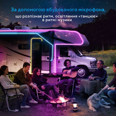 Світлодіодна стрічка Govee RGB Smart Wi-Fi + Bluetooth LED Strip Lights 10м Білий (H61103A1)