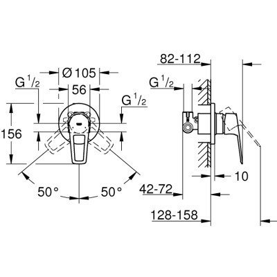 Змішувач Grohe BauLoop New (29042001)