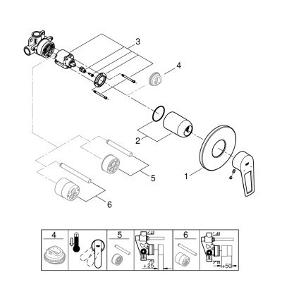 Змішувач Grohe BauLoop New (29042001)