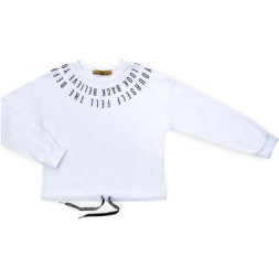Кофта дитяча A-Yugi з куліскою (4110-134G-white)