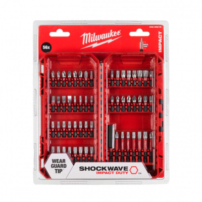 Набір біт Milwaukee SHOCKWAVE 56 шт (4932492006)