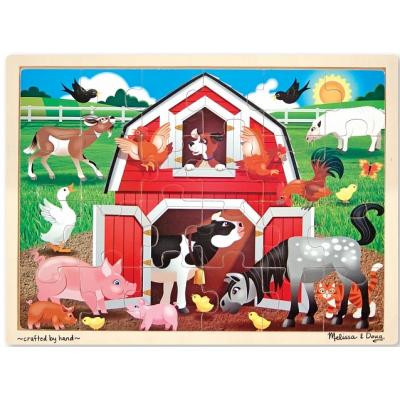 Пазл Melissa&amp;Doug в рамці Ферма, 24 елемента (MD19061)