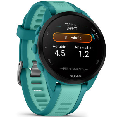 Смарт-годинник Garmin Forerunner 165 Music, Turquoise/Aqua, GPS (010-02863-32)