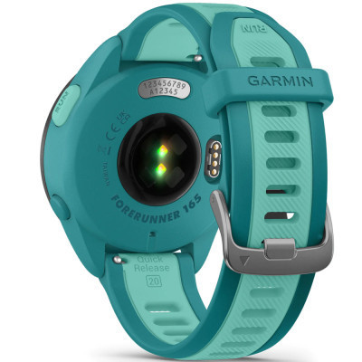Смарт-годинник Garmin Forerunner 165 Music, Turquoise/Aqua, GPS (010-02863-32)
