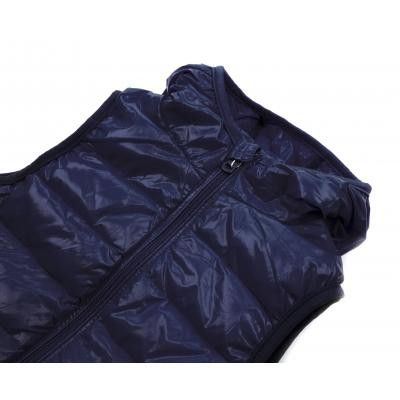 Жилет дитячий Kurt пуховий з капюшоном (V-HT-580T-122-blue)