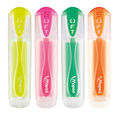 Набір маркерів Maped набір Fluo Peps Ultra Soft Transparent 1-5 мм 4 шт (MP.745947)