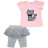 Футболка дитяча Breeze з котиком і капрі (13390-86G-pink)