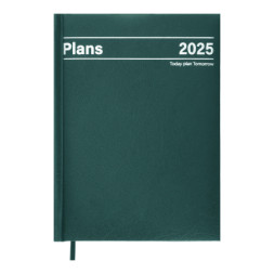 Тижневик Buromax датований 2025 STYLE, А5 зелений (BM.21120-04)